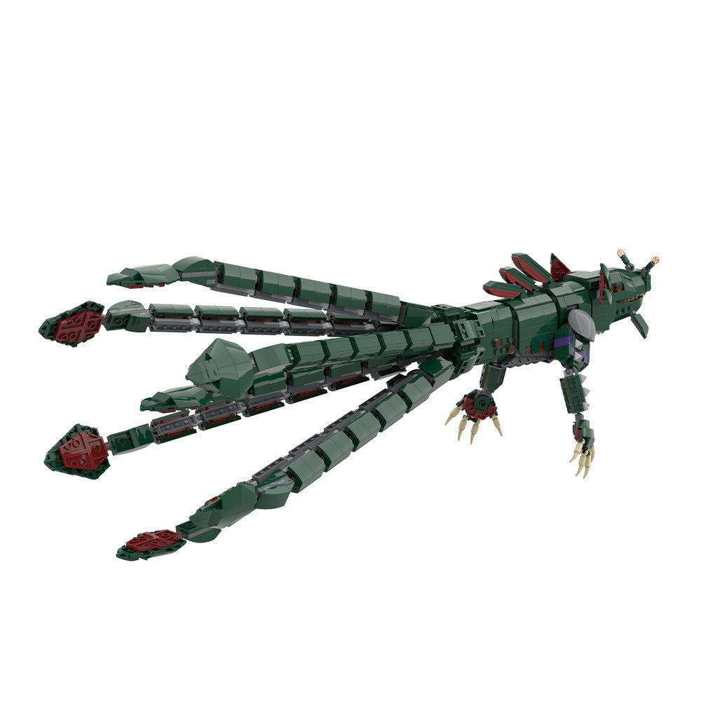 sea dragon leviathan building kit | subnautica | moc-232734 - 5