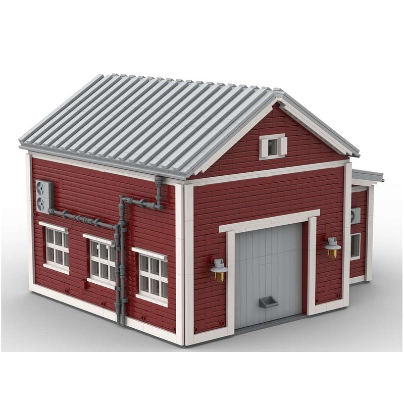 Seafood Processing Warehouse MOC Building Kit - 3