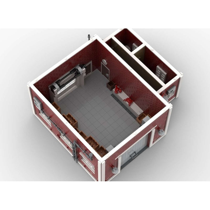 Seafood Processing Warehouse MOC Building Kit - 4
