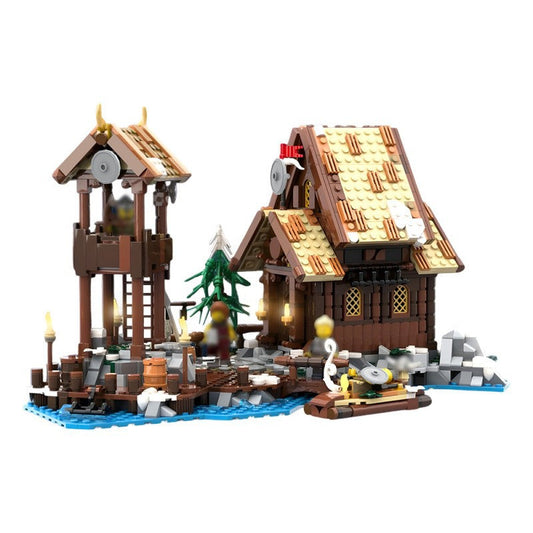 Seaside Expansion Building Kit | Viking Village | LEGO-Compatible MOC - 1