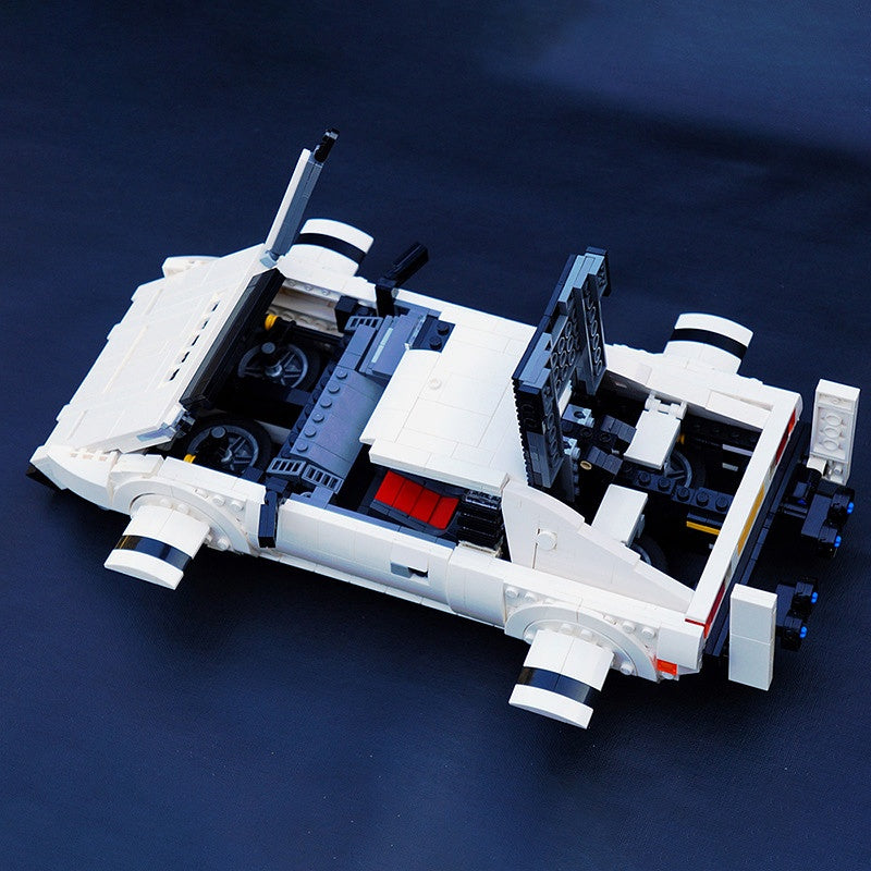 Secret Agent 1977 Transforming Submarine Sports Car Building Kit | LEGO-Compatible MOC - 3