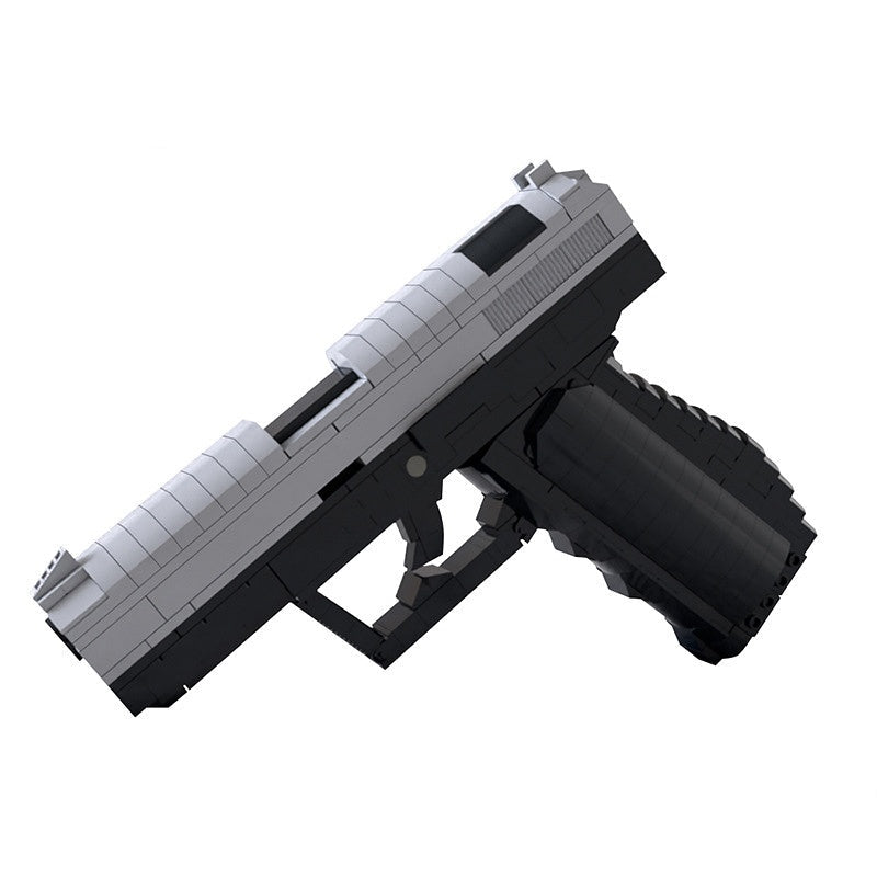 Secret Agent Tactical Pistol Building Kit | LEGO-Compatible MOC - 1