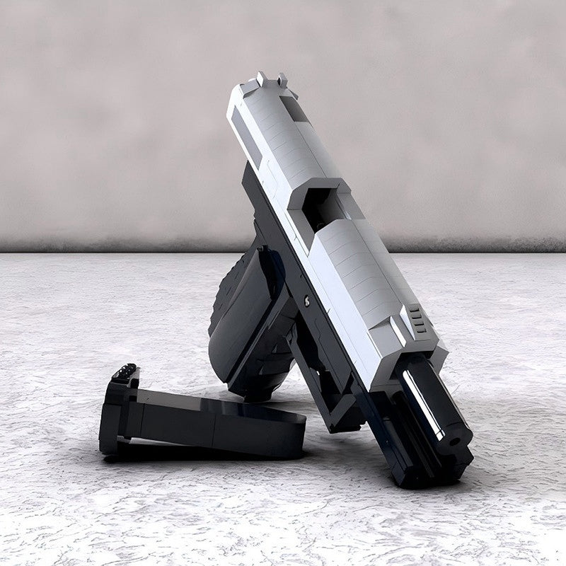 Secret Agent Tactical Pistol Building Kit | LEGO-Compatible MOC - 3