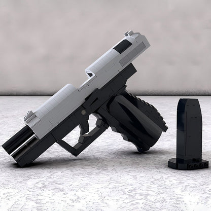 Secret Agent Tactical Pistol Building Kit | LEGO-Compatible MOC - 4