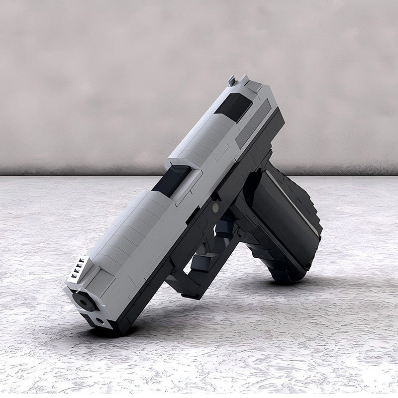 Secret Agent Tactical Pistol MOC Building Set | Custom Spy Handgun Model - 2