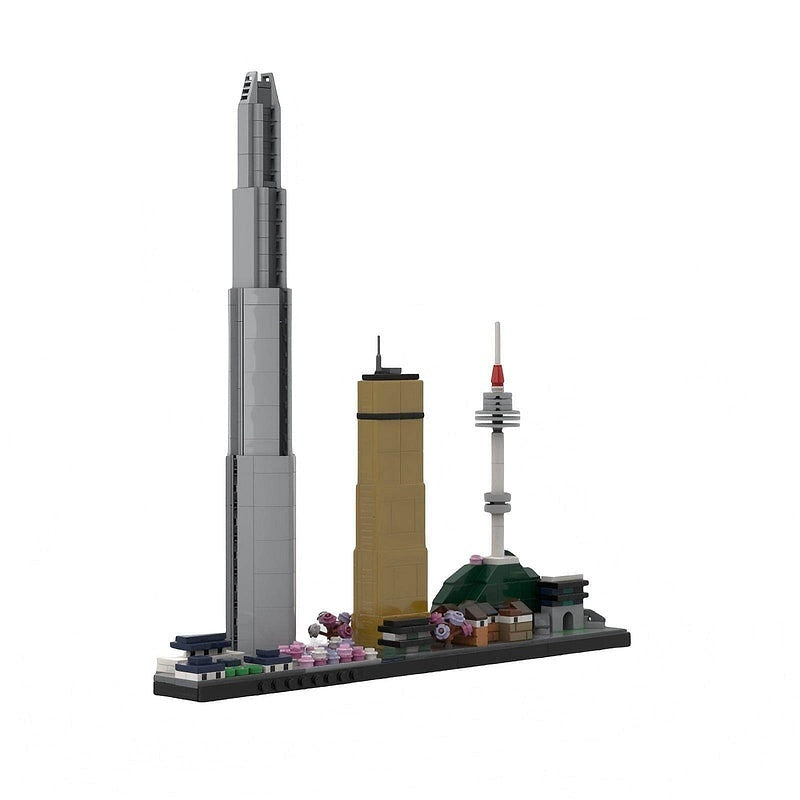 Seoul City Skyline MOC Building Kit | Urban Architecture Model - 5