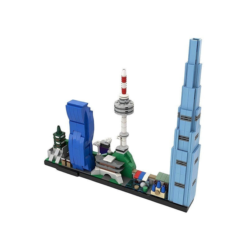 Seoul City Skyline MOC Building Kit | Urban Architecture Model - 6