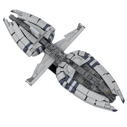 Separatist Commerce Capital Ship Frigate Building Kit | LEGO-Compatible MOC - 4