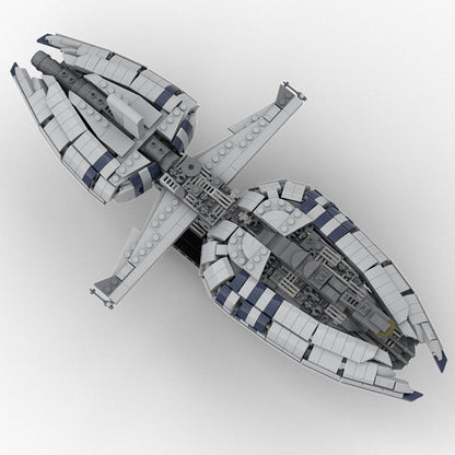 Separatist Commerce Frigate MOC Building Kit | Sci-Fi Capital Ship - 3