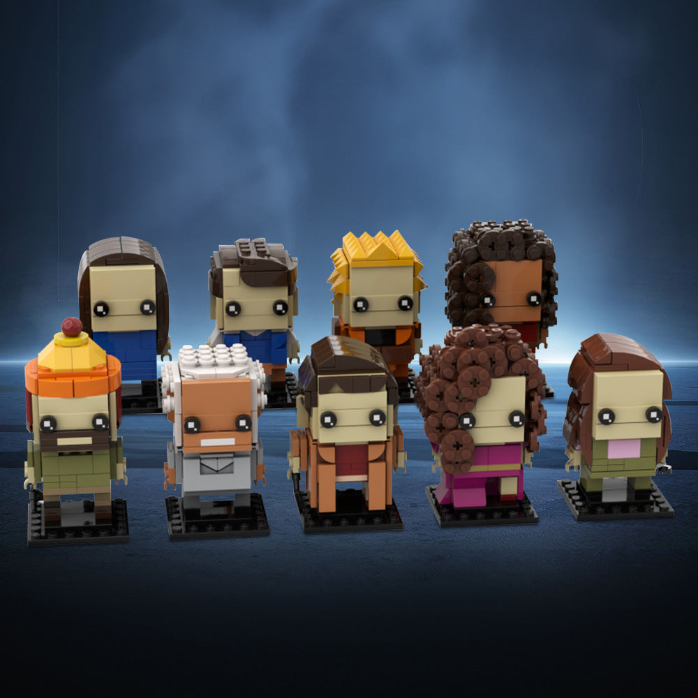 serenity crew brickheadz building set | firefly | moc-221120 - 1