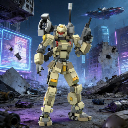 Serraphore Mech Suit MOC Building Kit | Futuristic Robot Figure Model - 2