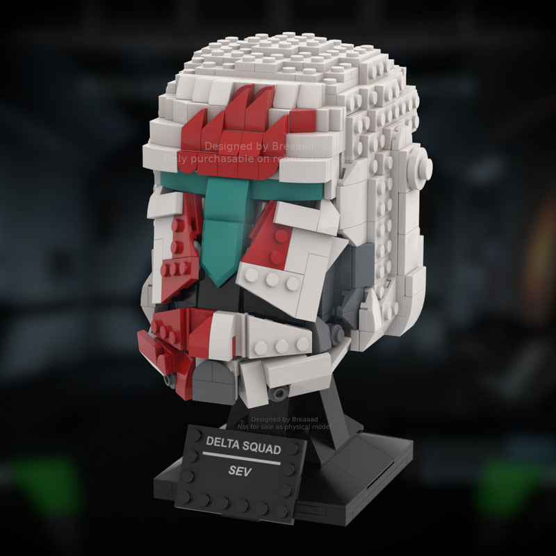 sev - delta squad helmet building set | moc-83630 - 1