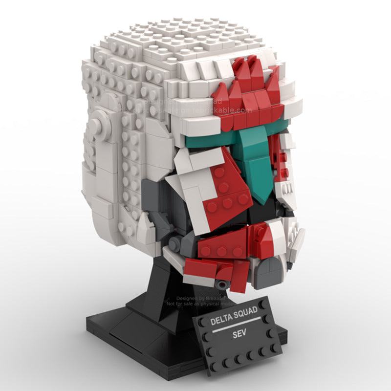 sev - delta squad helmet building set | moc-83630 - 5