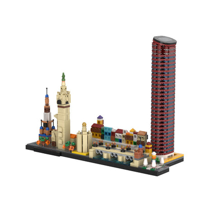 Seville Skyline Building Kit | LEGO-Compatible MOC - 5