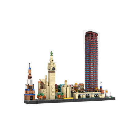 Seville Skyline MOC Architecture Building Kit - 3