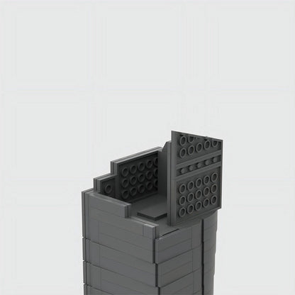 Shanghai Tower Megatall Building Kit | 1/650 Scale LEGO-Compatible MOC - 4