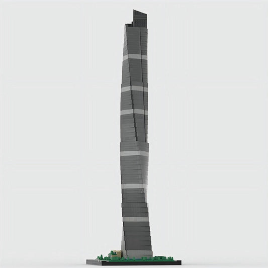 Shanghai Tower MOC Megatall Skyscraper Skyline Building Kit 1:650 Model - 1