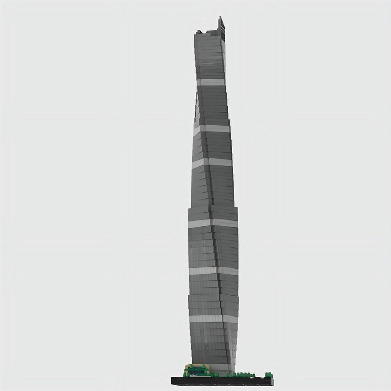 Shanghai Tower MOC Megatall Skyscraper Skyline Building Kit 1:650 Model - 3