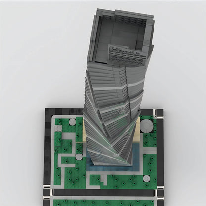 Shanghai Tower MOC Megatall Skyscraper Skyline Building Kit 1:650 Model - 4
