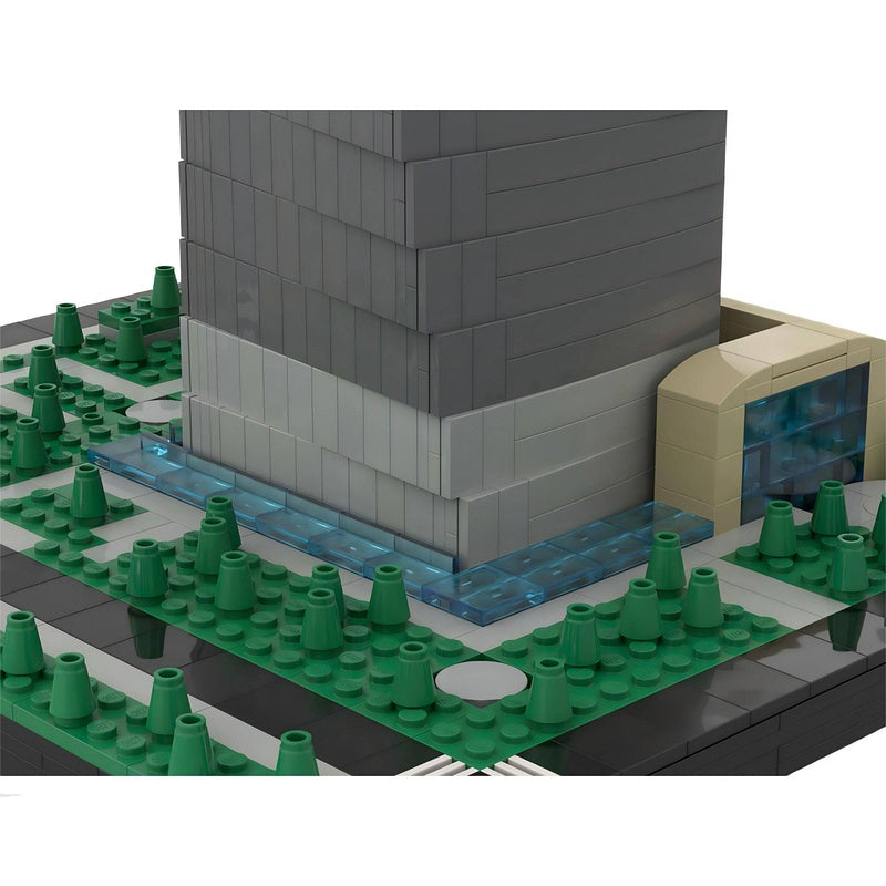 Shanghai Tower MOC Megatall Skyscraper Skyline Building Kit 1:650 Model - 6