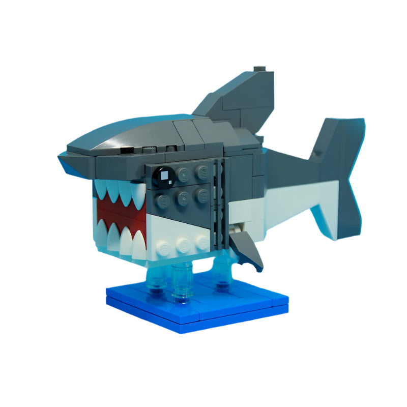 Shark BrickHeadz Building Kit | LEGO-Compatible MOC - 3