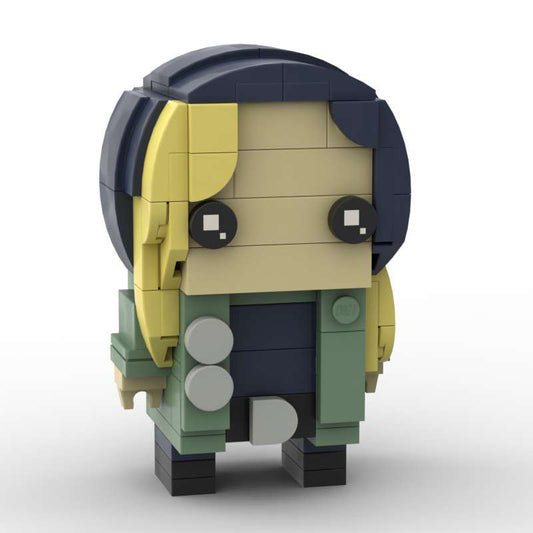 sharon carter brickheadz moc set | lego-compatible superhero toy - 2