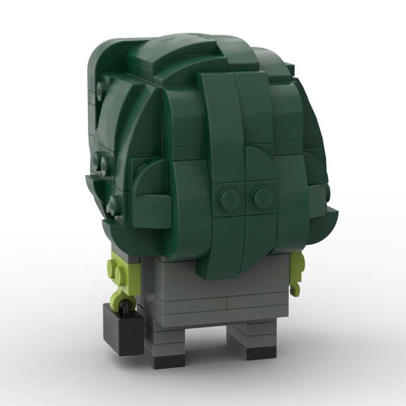 she-hulk brickheadz building set | marvel | moc-124920 - 4