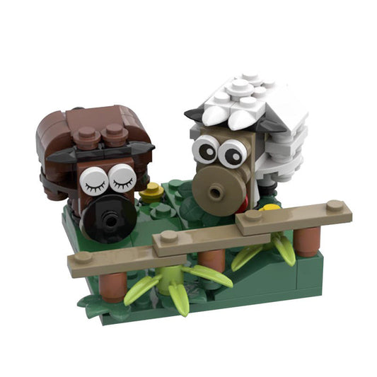 Sheep Building Kit | LEGO-Compatible MOC - 1
