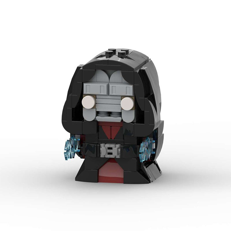 sheev palpatine brickheadz building set | star wars | lego-compatible - 2