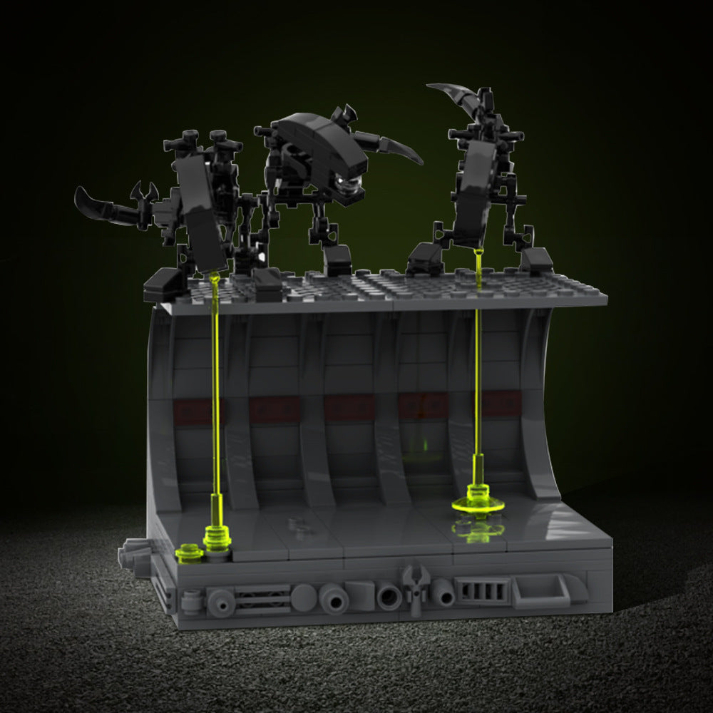 shelf diorama moc building set | aliens | moc-74492 - 1