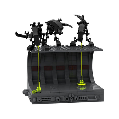 shelf diorama moc building set | aliens | moc-74492 - 2