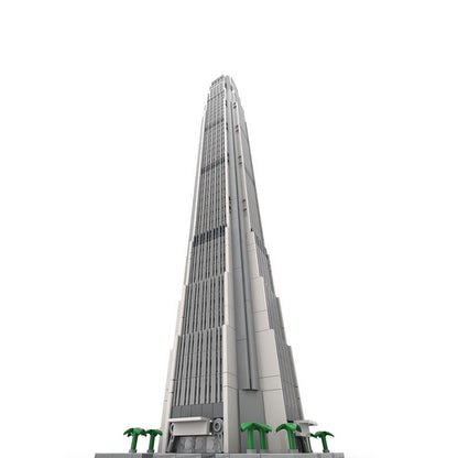Shenzhen Finance Center Building Kit | 1:800 Scale Landmark MOC - 3