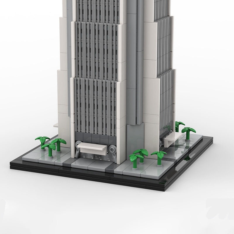 Shenzhen Finance Center Building Kit | 1:800 Scale Landmark MOC - 5