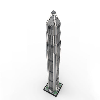 Shenzhen Finance Center Building Kit | 1:800 Scale LEGO-Compatible MOC - 1