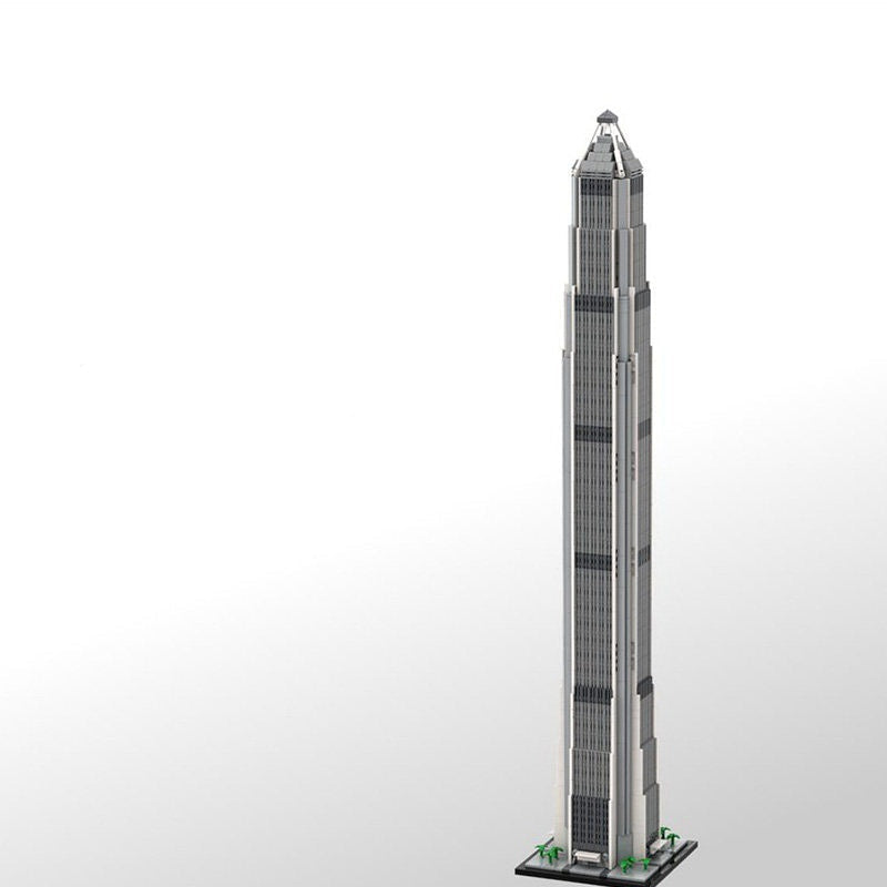 Shenzhen Finance Center Building Kit | 1:800 Scale LEGO-Compatible MOC - 4