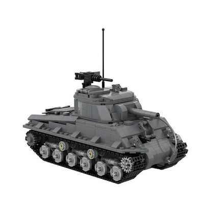 Sherman M4A3 (105) WWII Tank MOC Building Kit | Interior Detail Model - 3