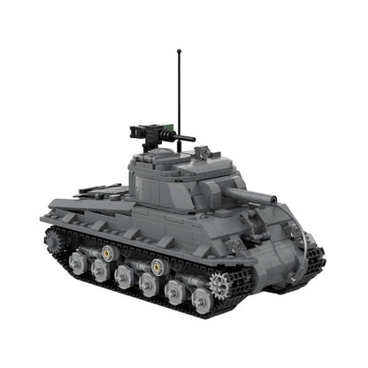 Sherman M4A3 (105) WWII Tank MOC Building Kit | LEGO-Compatible MOC - 3