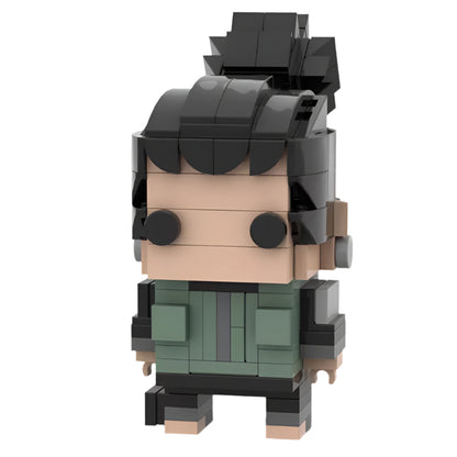 shikamaru brickheadz building set | lego compatible naruto moc - 1