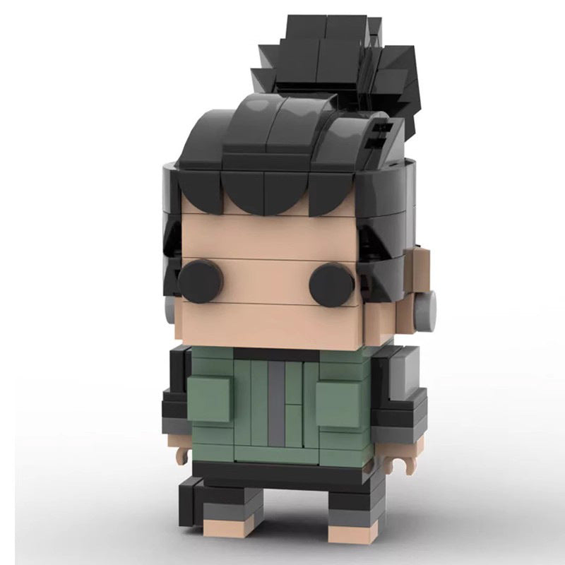 shikamaru brickheadz building set | lego compatible naruto moc - 1