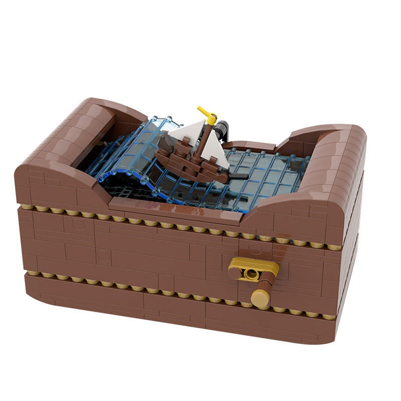 Ship at Sea MOC Maritime Vessel Building Kit - 1