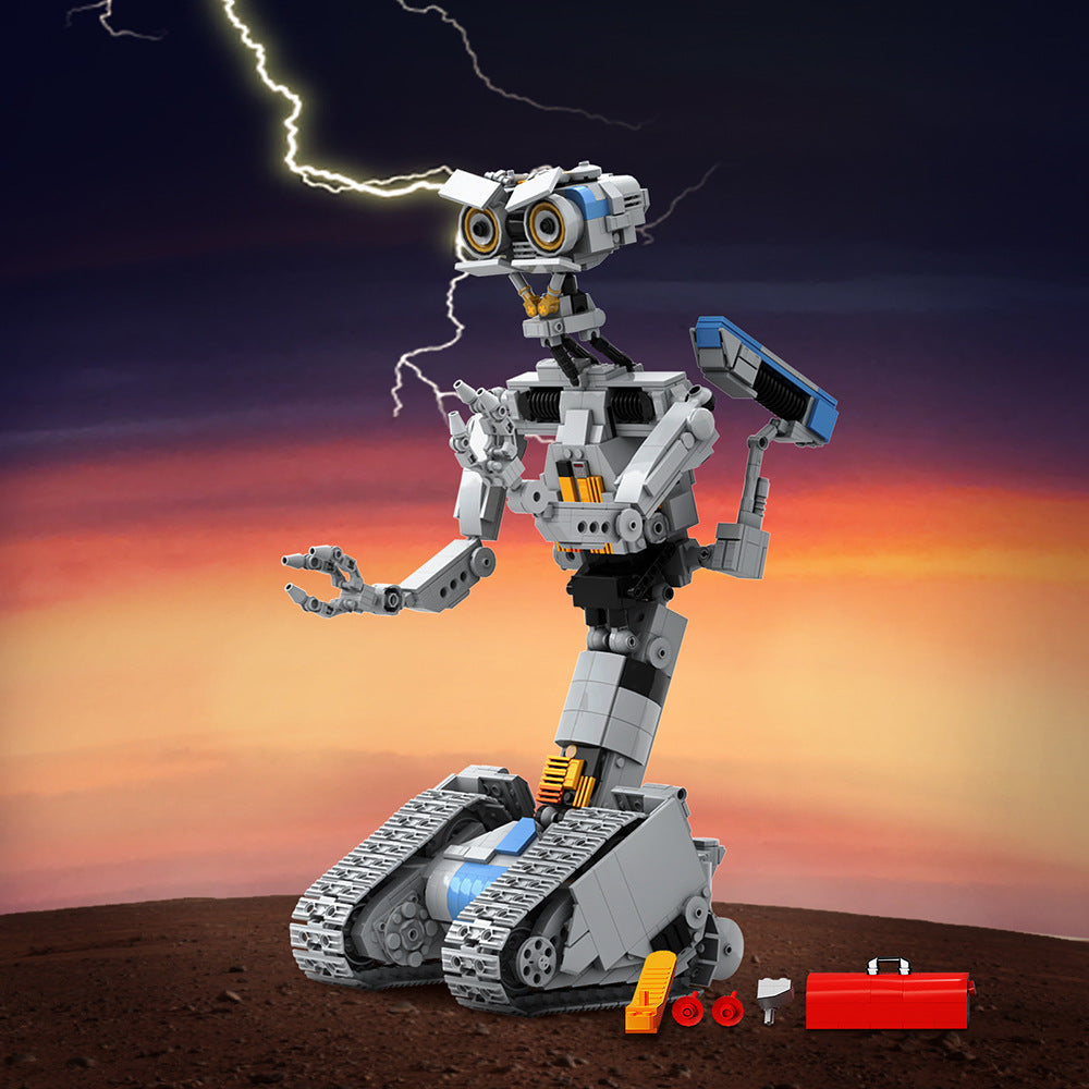 short circuit 5 robot moc building set | gobricks - 1