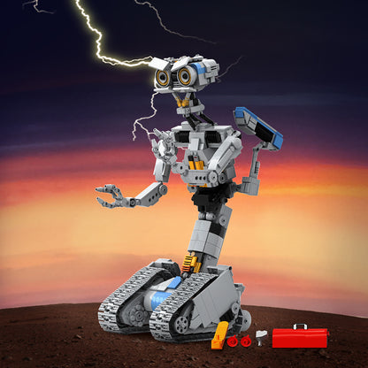 short circuit 5 robot moc building set | gobricks - 1