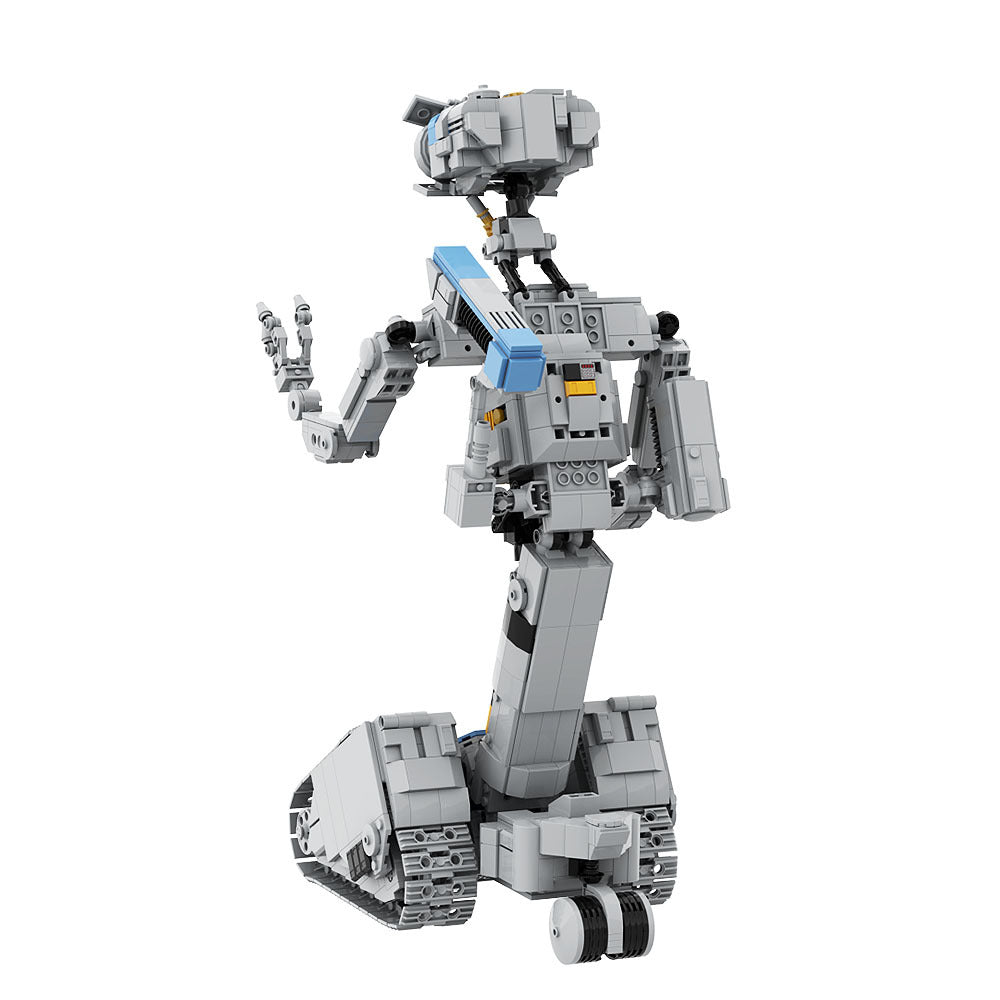 short circuit 5 robot moc building set | gobricks - 2