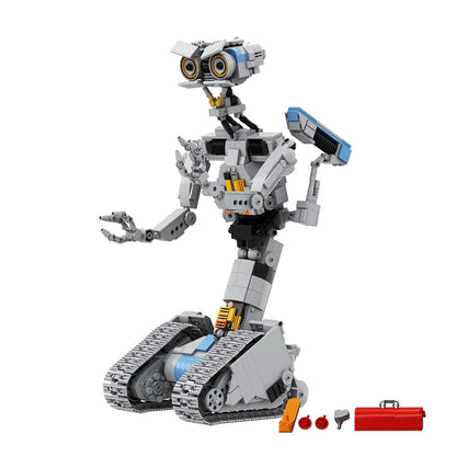 short circuit 5 robot moc building set | gobricks - 4