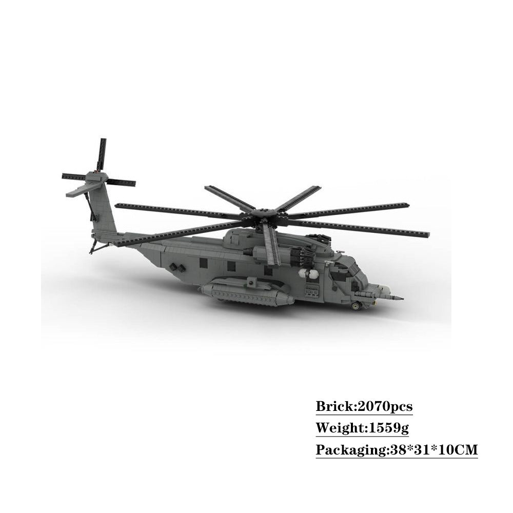 sikorsky mh-53 pave low helicopter building set | 1/35 scale | moc-134252 - 4