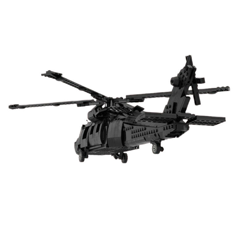 sikorsky uh-60 black hawk helicopter building set | moc-29506 | moc-60106 - 1