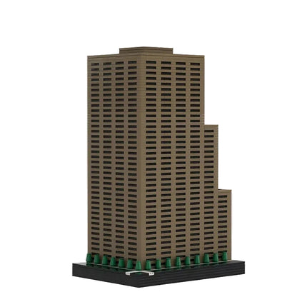 Simmons Tower Little Rock Arkansas Building Kit | LEGO-Compatible MOC - 1