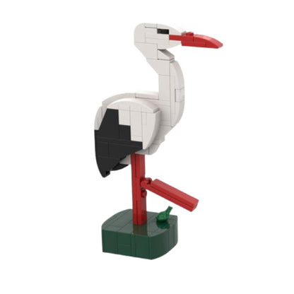 Simple Stork Building Kit | LEGO-Compatible MOC - 2