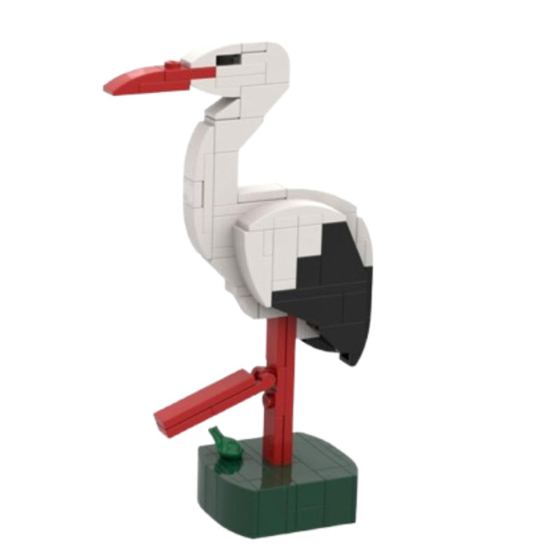 Simple Stork Building Kit | LEGO-Compatible MOC - 3