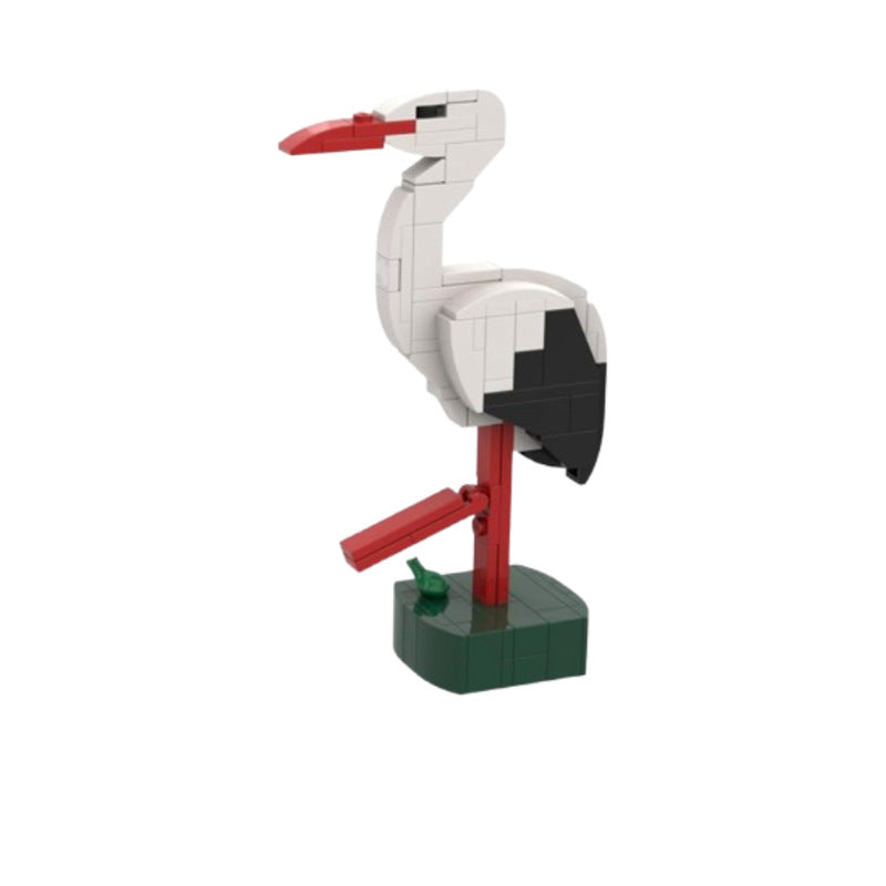 Simple Stork Building Kit | LEGO-Compatible MOC - 4
